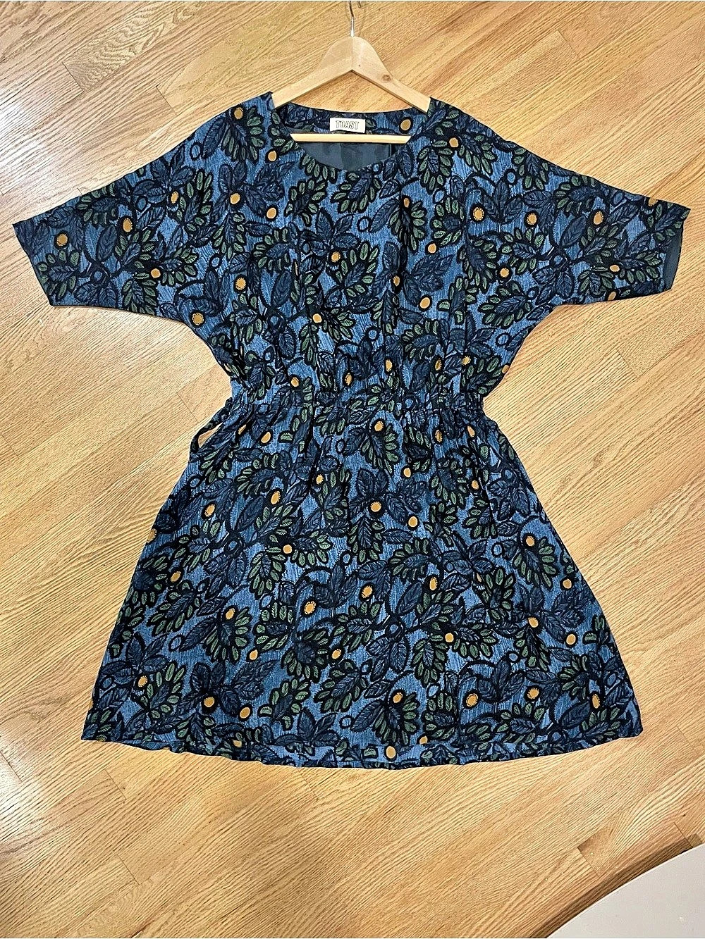 TOAST UK Silk Floral Midi Dress Size 12